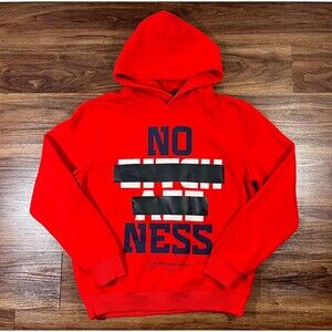 Sean John Rules To The Game Hoodie Men's Size Medium Red Casual
